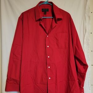 Alexander Julian Red Casual Button Down Shirt